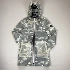 Moose Knuckles Kianuko Gray Camo Rain Jacket